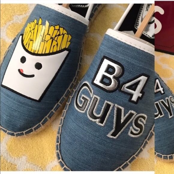 Sam Edelman Leni Fries B4 Guys Espadrilles Denim Slip-On Shoes 8.5 - Picture 6 of 6